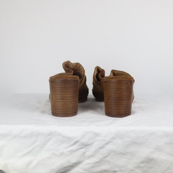 Woman's Caslon Cognac Suede Maggie Slide Sandal Sz 8 - Picture 3 of 7